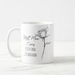 Belle Mère Noire et Blanc Jour café Mug