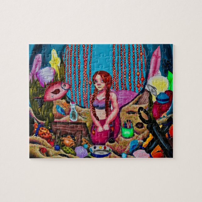 Belle Mermaid's Art Cave Puzzle (Horizontal)