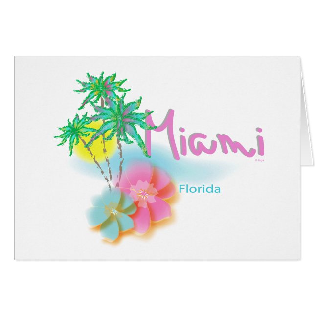 Belle Miami Beach Floride (Devant horizontal)