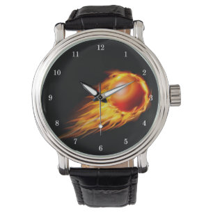 Belle montre à poignet de balle de feu