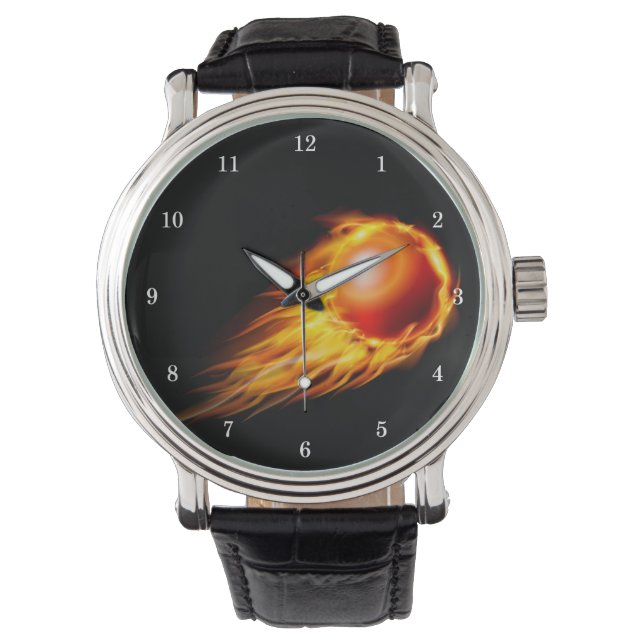 Belle montre à poignet de balle de feu (devant)