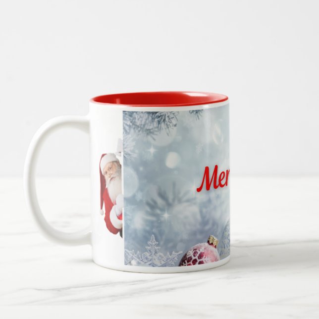 Belle Mug de Noël avec Père Noël (Gauche)