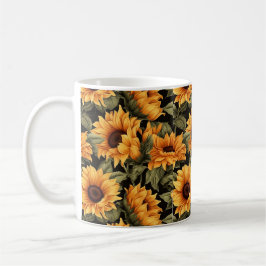 Belle Mug de tournesol ensoleillé