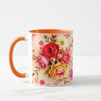 Belle Mug Fleurs vintages