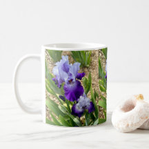 Belle Mug Florale Fleur Iris