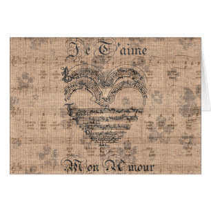 Belle musique ancienne notes coeur