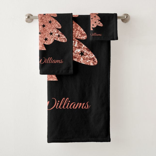 Belle Noël noir et rose (En situation)