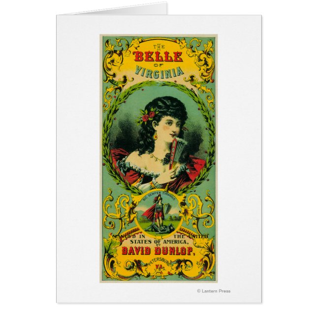 Belle of Virginia Tobacco LabelPetersburg, VA (Devant)
