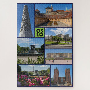 Belle Oslo, Norvège, Jigsaw Puzzle
