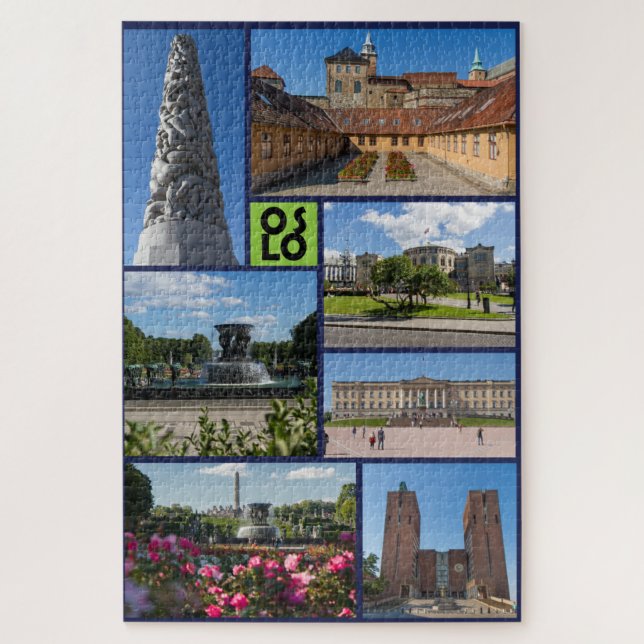 Belle Oslo, Norvège, Jigsaw Puzzle (Vertical)