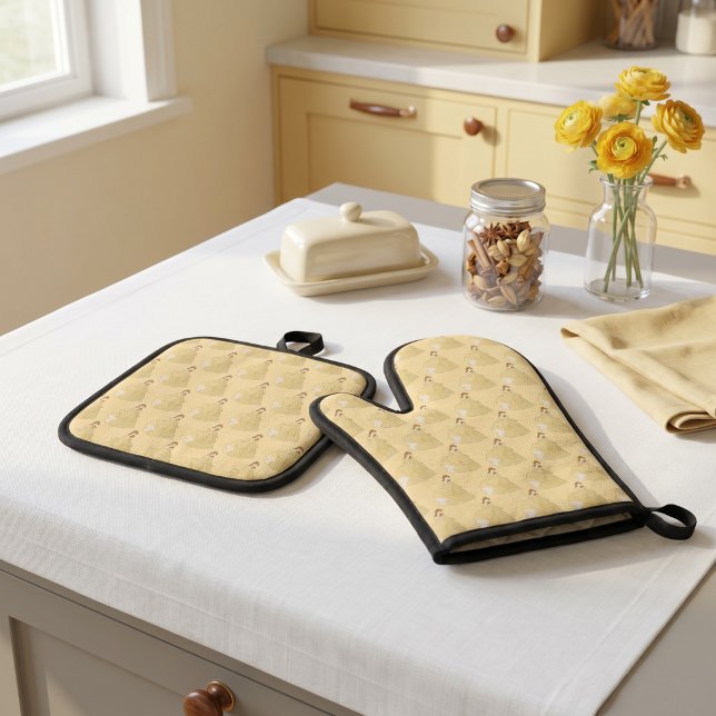 Belle Oven Mitt & Pot Holder Set (Von Creator hochgeladen)