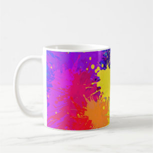 Belle Paint Splash Coffee Mug