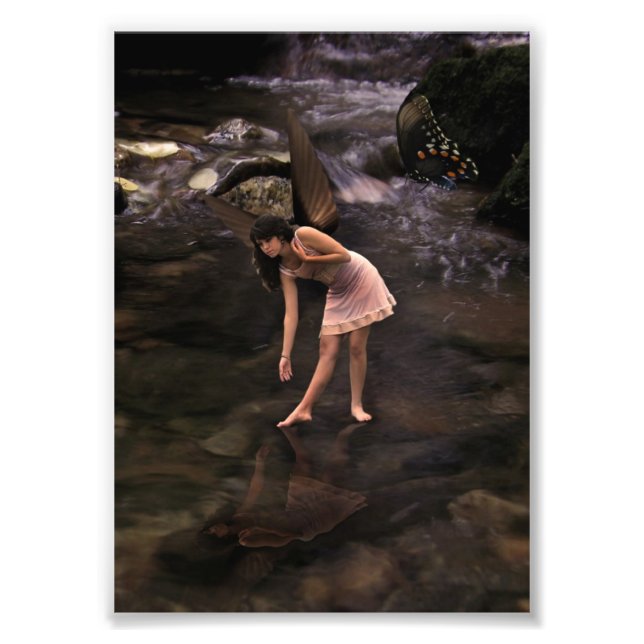 Belle Papillon Pond Fairy Photo print (Devant)