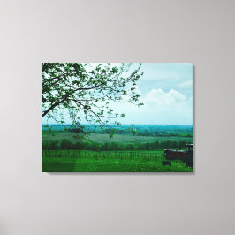 Belle Paysage Agricole toile de photo