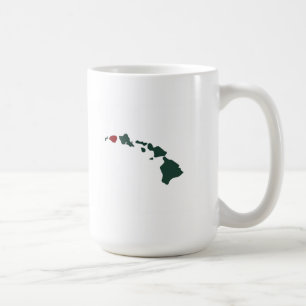 Belle peinture de plage de Hanalei sur la tasse