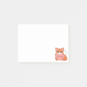 Belle Petite Fox Post-it Notes