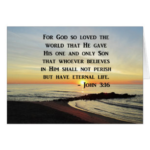 BELLE PHOTO DE JOHN 3:16 SCRIPTURE SLEVER