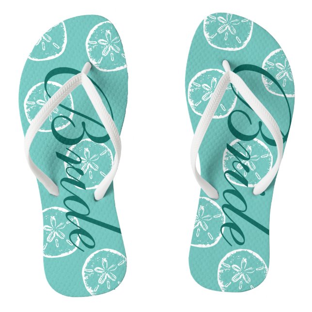 Belle plage de mariage tongs pour marié et marié (Semelle)