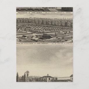 Belle Plaine, Kansas Postkarte