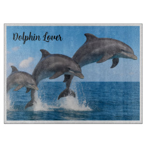 Belle Planche à découper personnalisée Dolphin Lov