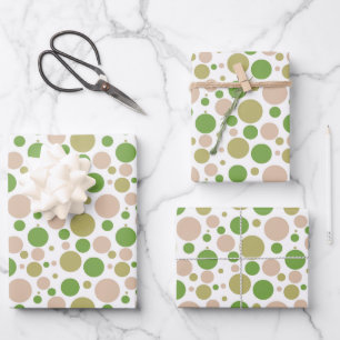 Belle poitrine en pois carrelé Envelopper Feuilles