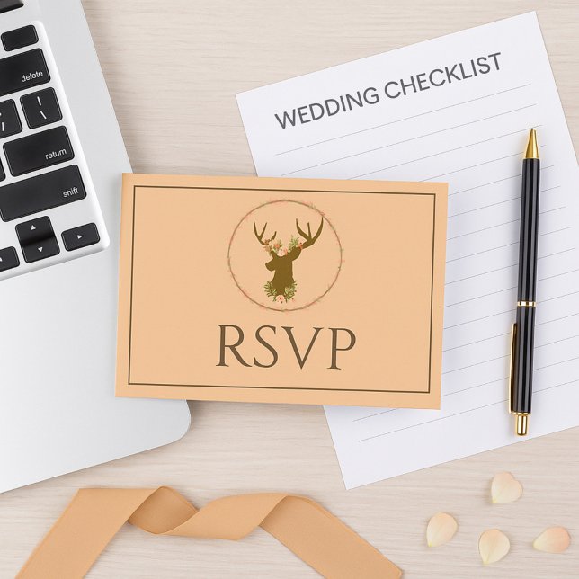 Belle réponse beige RSVP (Créateur téléchargé)