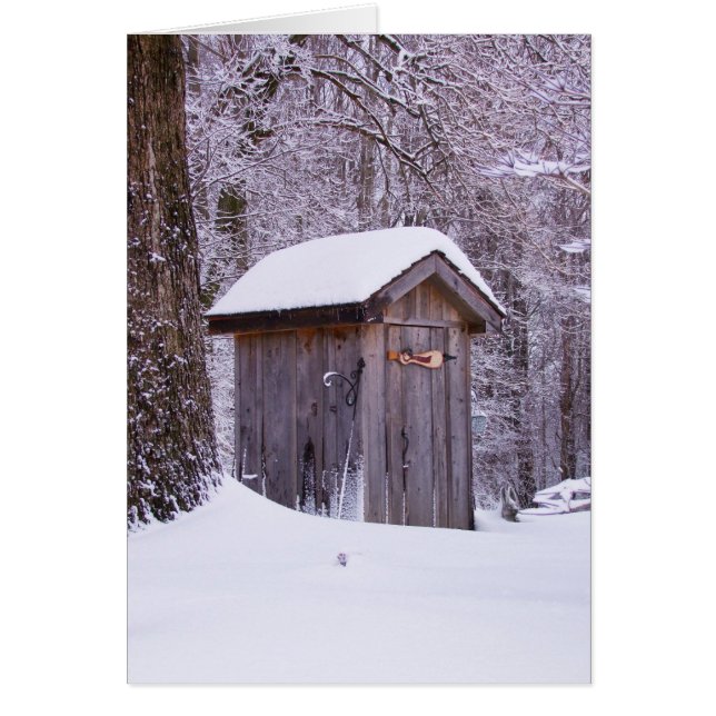 Belle scène de neige (Devant)