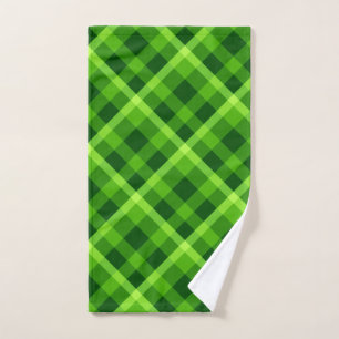 Belle Serviette à main verte Arbre
