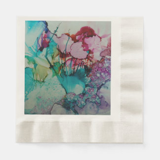 Belle serviette en papier artistique