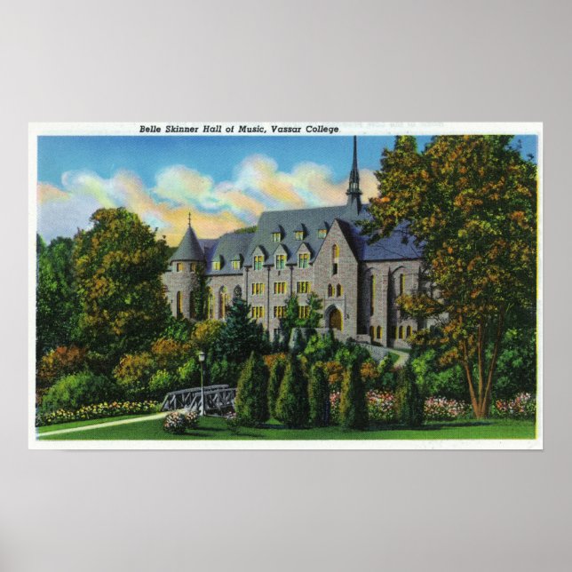 Belle Skinner Music Hall, Vassar Uni Poster (Vorne)