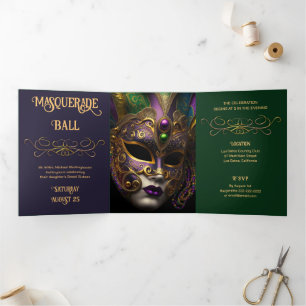 Belle Soirée Masquerade Ball Invitation