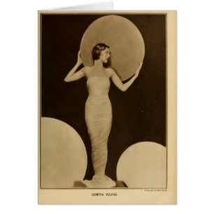 Belle star de cinéma de portrait de Loretta Young