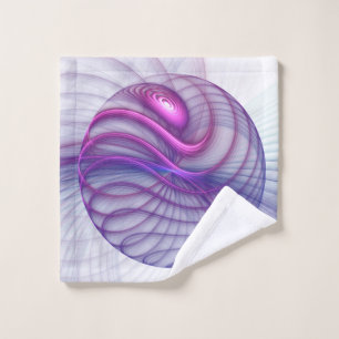 Belle Swing Moderne Art Fractal Abstrait Rose