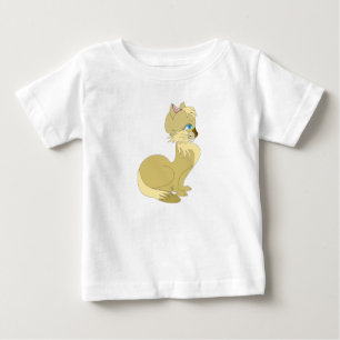 Belle T-shirt bébé chatte
