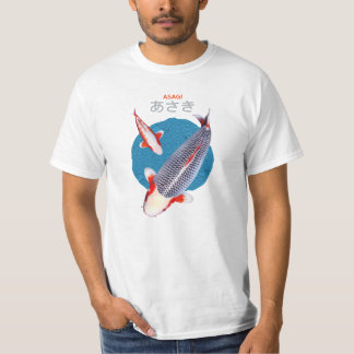 Belle T-shirt Poisson Asagi Koi - Élégant
