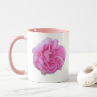 belle tasse avec rose naturel