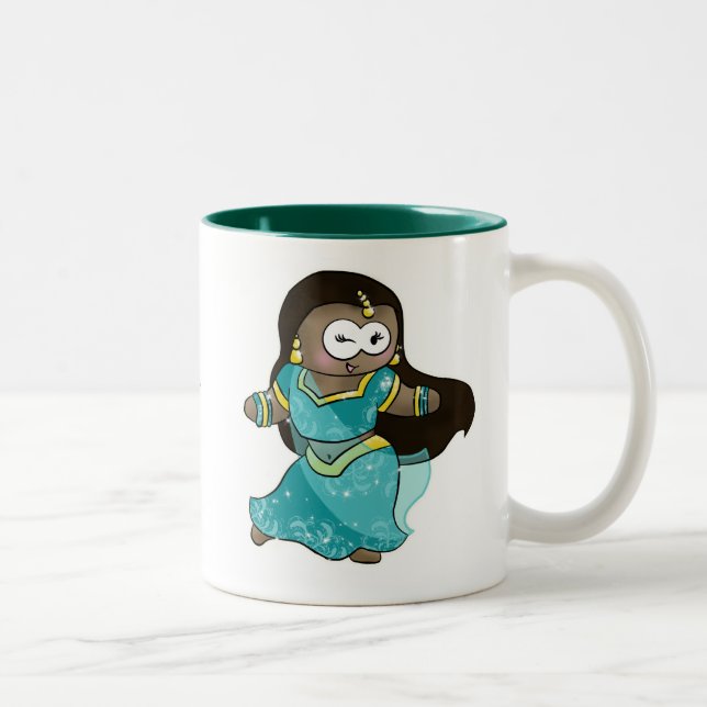 Belle tasse de café de geek de Bollywood (Droit)