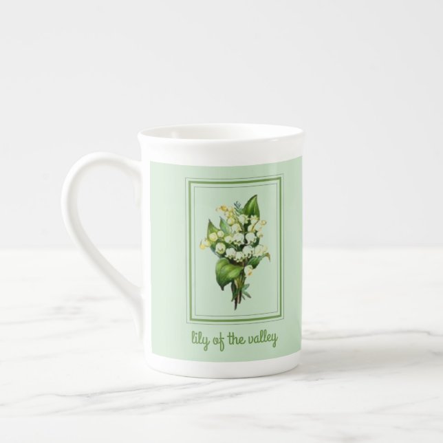 Belle tasse de thé du muguet 10oz (Gauche)