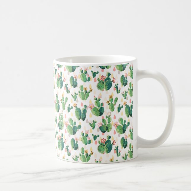 Belle tasse succulente mignonne de cactus (Droite)