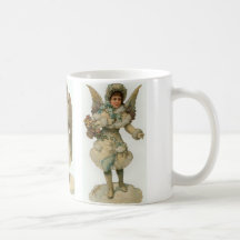 Belle tasse victorienne d'ange
