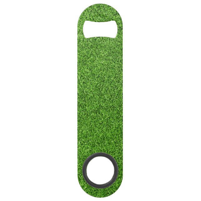 Belle texture d'herbe verte de terrain de golf (Devant)