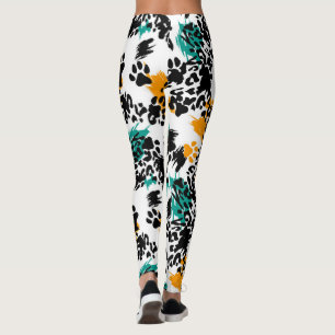 Belle texture léopard motifs Leggings