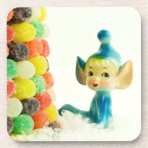 Belle the Pixie Elf Getränkeuntersetzer