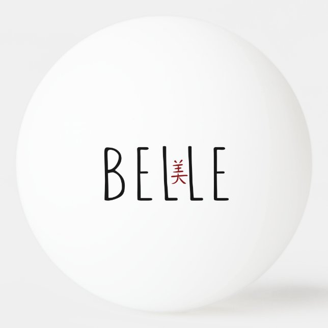 Belle Tischtennisball (Vorderseite)