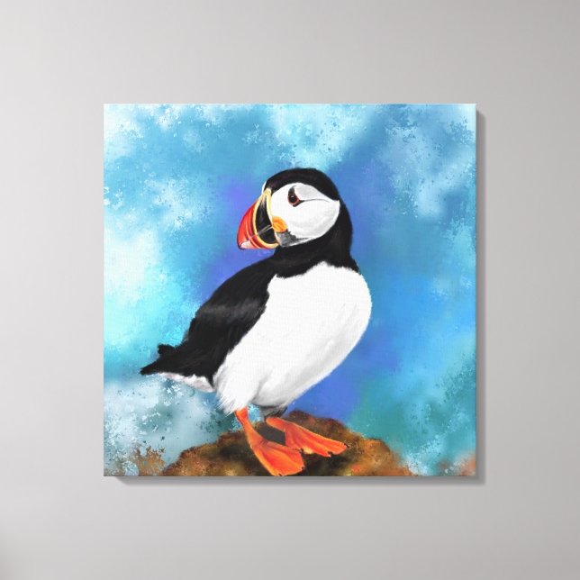 Belle toile de Puffin Atlantique (Recto)