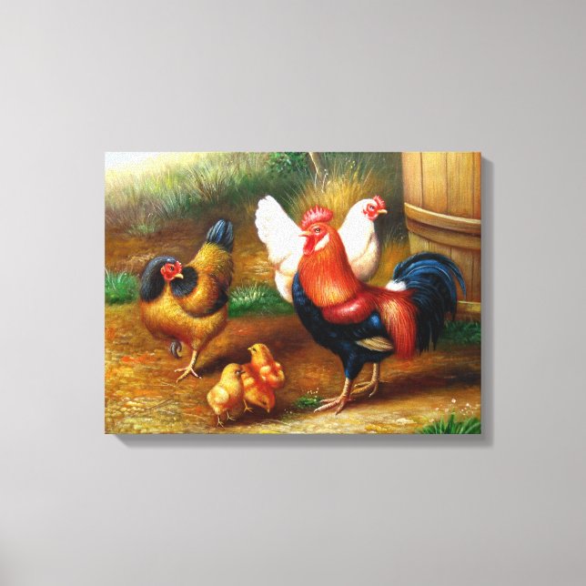 belle toile vintage peinture 20 (Recto)