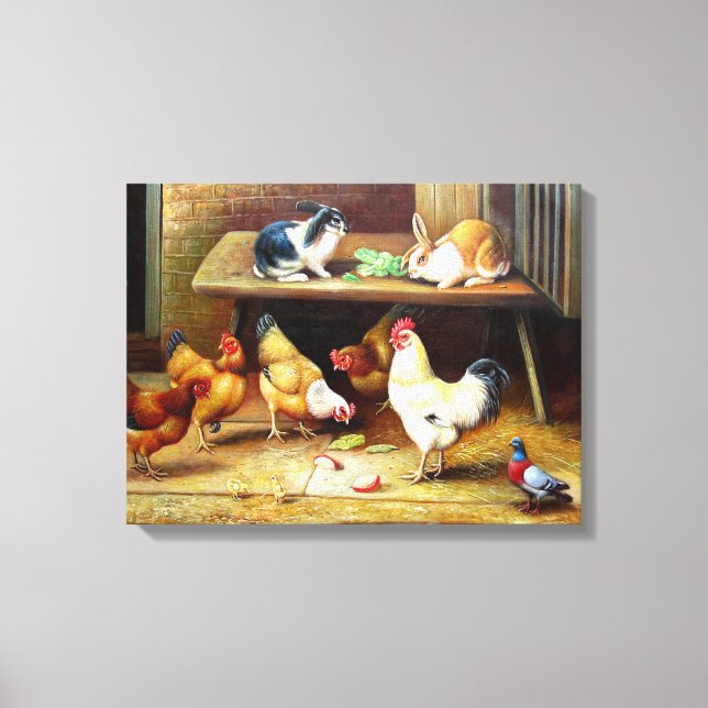 belle toile vintage peinture 22 (Recto)