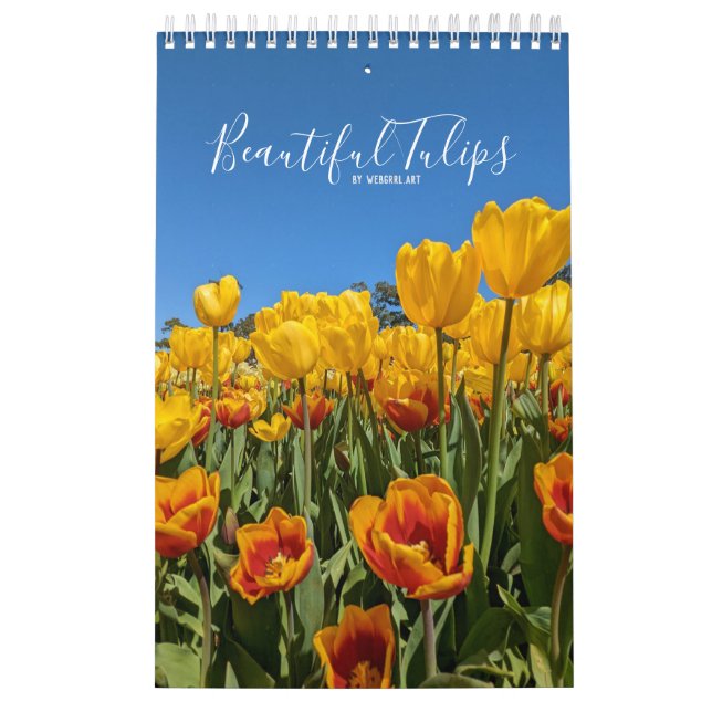 Belle Tulipes Calendrier Fleur (Protection)