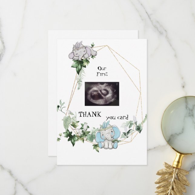 Belle Twins Ultrasound Merci Baby Viewpoint (Devant/Arrière en situation)