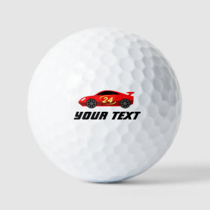 Belle voiture de course balle de golf pour le mini